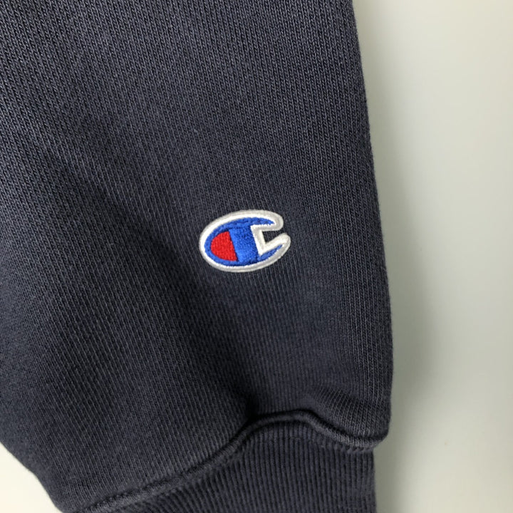 Champion Reverse Weave Replica Solid Tag Pullover Hoodie, Men's Size M cotton navy blue type Vintage Second Hand