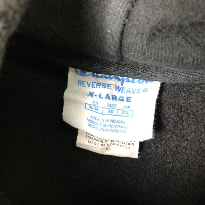 Champion REVERSE WEAVE Reverse Weave Sweat Pullover Hoodie Men's XL cotton black type Vintage Second Hand