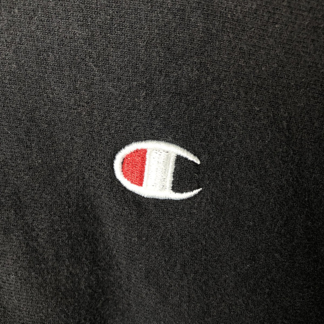 Champion REVERSE WEAVE Reverse Weave Sweat Pullover Hoodie Men's XL cotton black type Vintage Second Hand