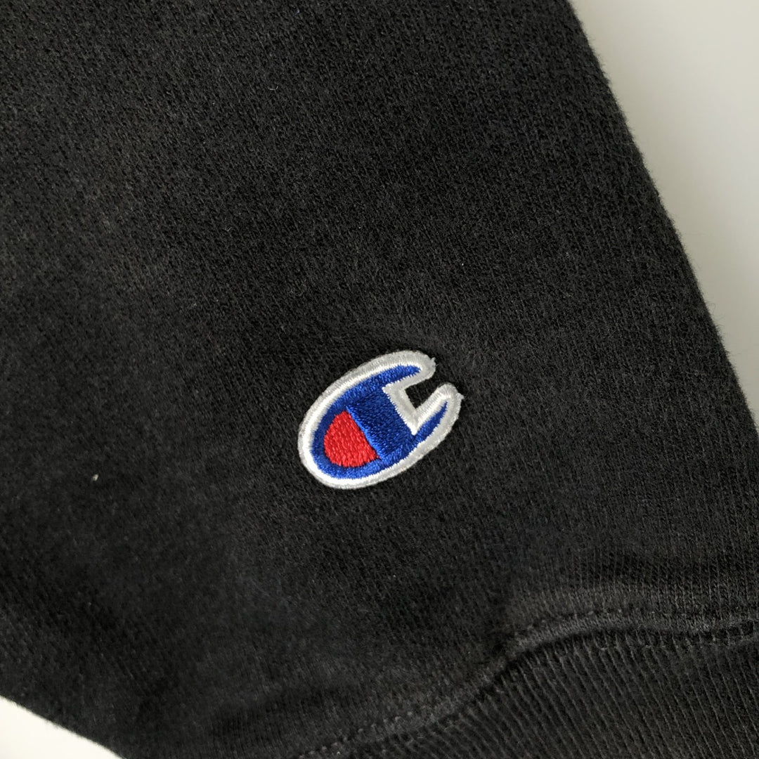 Champion REVERSE WEAVE Reverse Weave Sweat Pullover Hoodie Men's XL cotton black type Vintage Second Hand