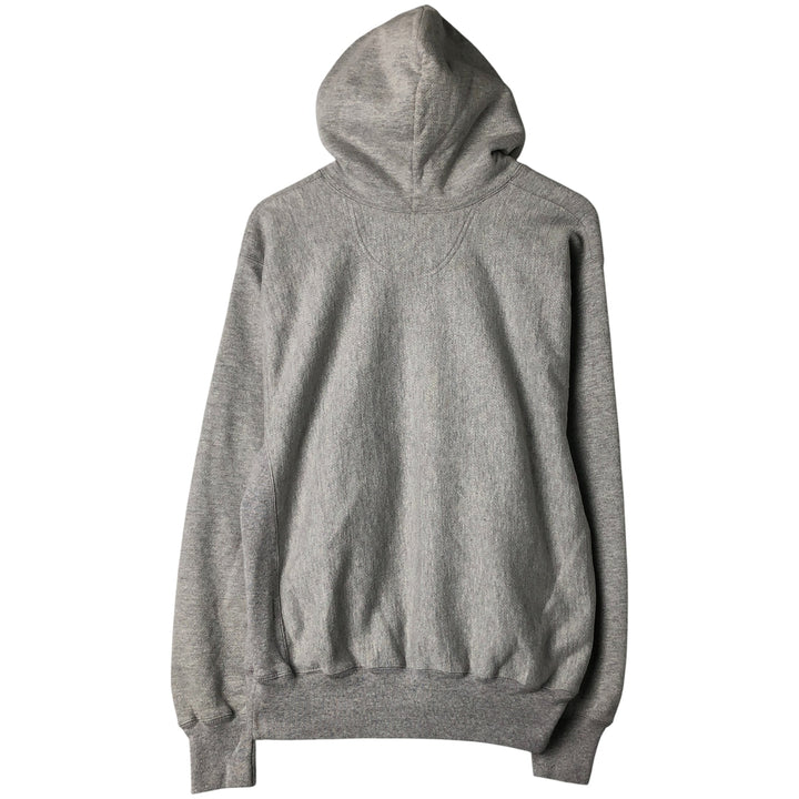 Champion Authentic Sweatshirt Pullover Hoodie, Men's Size M cotton gray type Vintage Second Hand