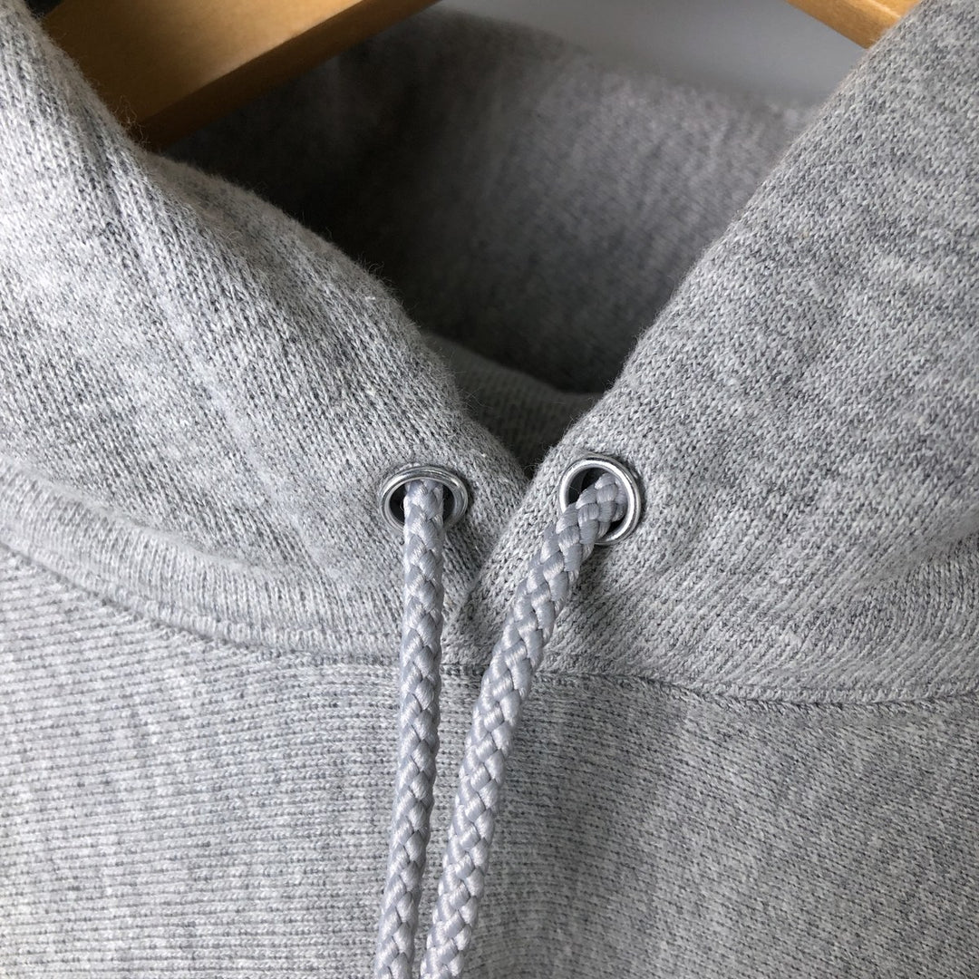 Champion Authentic Sweatshirt Pullover Hoodie, Men's Size M cotton gray type Vintage Second Hand