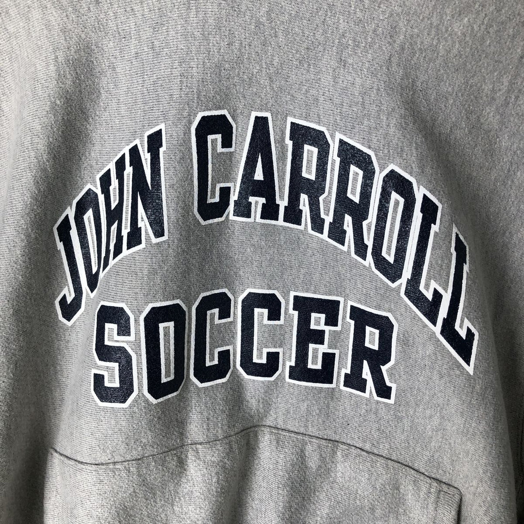 Champion Authentic Sweatshirt Pullover Hoodie, Men's Size M cotton gray type Vintage Second Hand