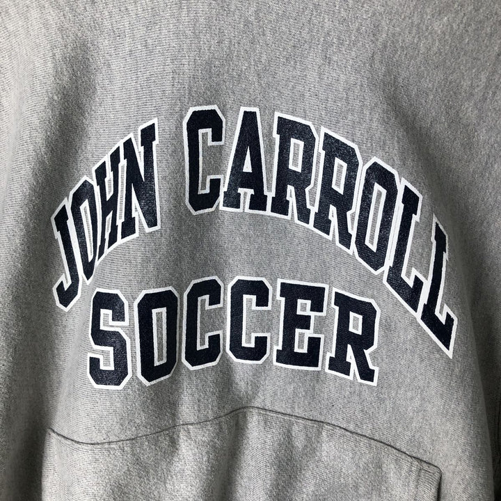 Champion Authentic Sweatshirt Pullover Hoodie, Men's Size M cotton gray type Vintage Second Hand