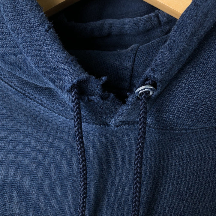 00'S Champion PREMIUM REVERSE WEAVE Premium Reverse Weave Sweat Pullover Hoodie Men's XL unclear navy blue type Vintage Second Hand