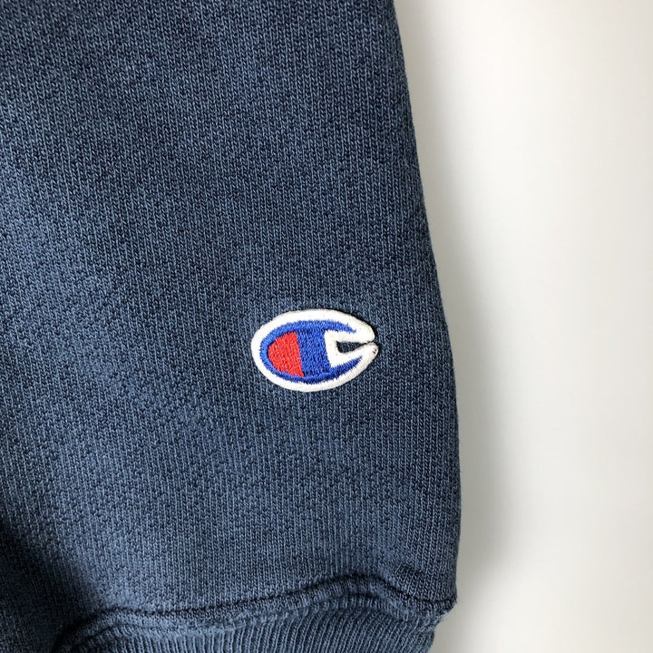 00'S Champion PREMIUM REVERSE WEAVE Premium Reverse Weave Sweat Pullover Hoodie Men's XL unclear navy blue type Vintage Second Hand