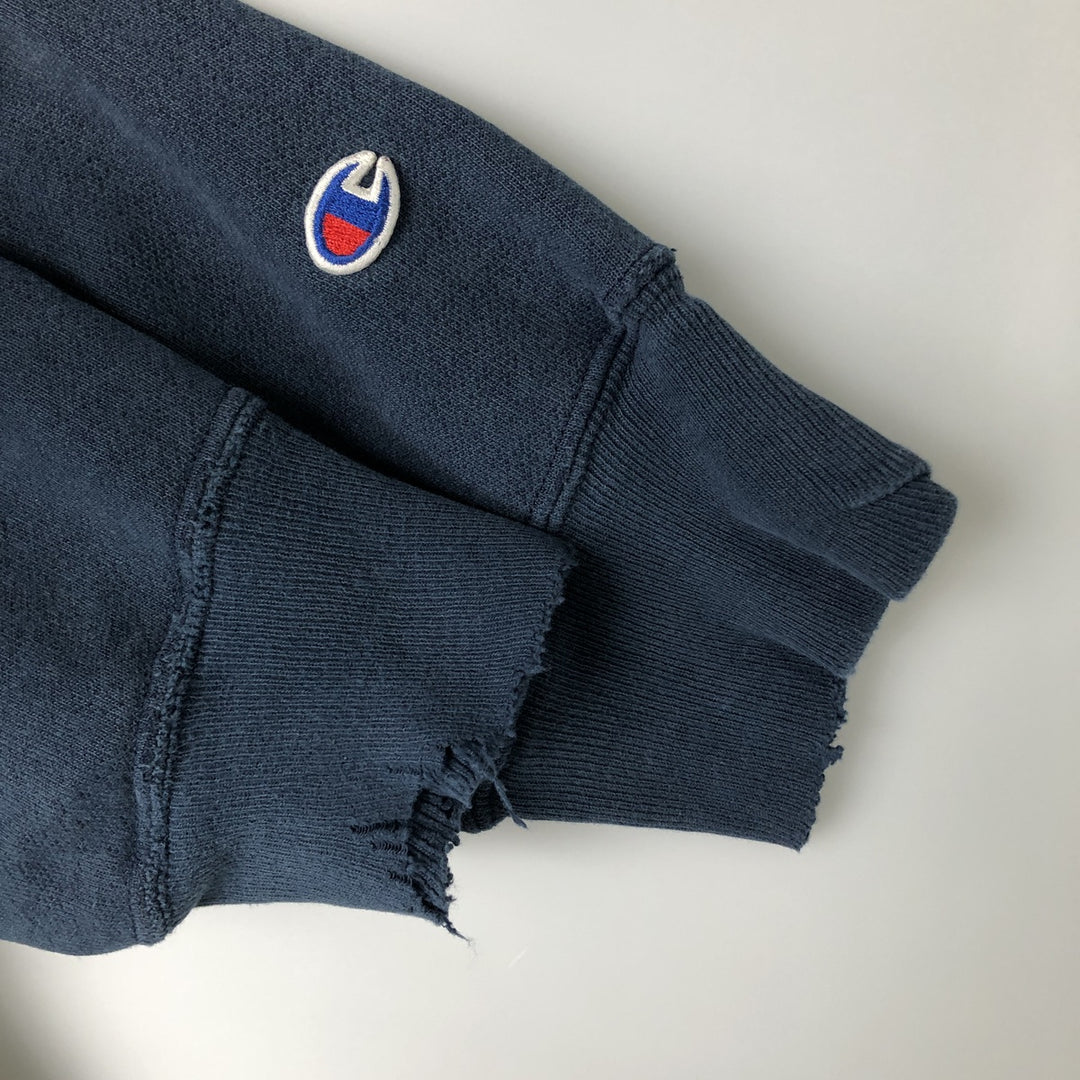 00'S Champion PREMIUM REVERSE WEAVE Premium Reverse Weave Sweat Pullover Hoodie Men's XL unclear navy blue type Vintage Second Hand