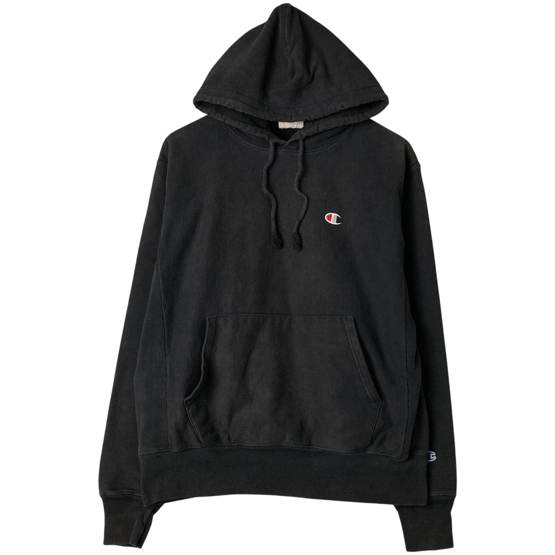 Champion REVERSE WEAVE Reverse Weave Sweat Pullover Hoodie Men's M unclear black type Vintage Second Hand