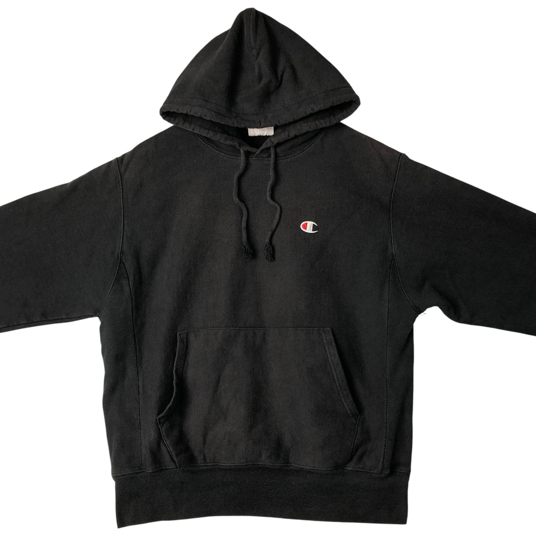 Champion REVERSE WEAVE Reverse Weave Sweat Pullover Hoodie Men's M unclear black type Vintage Second Hand