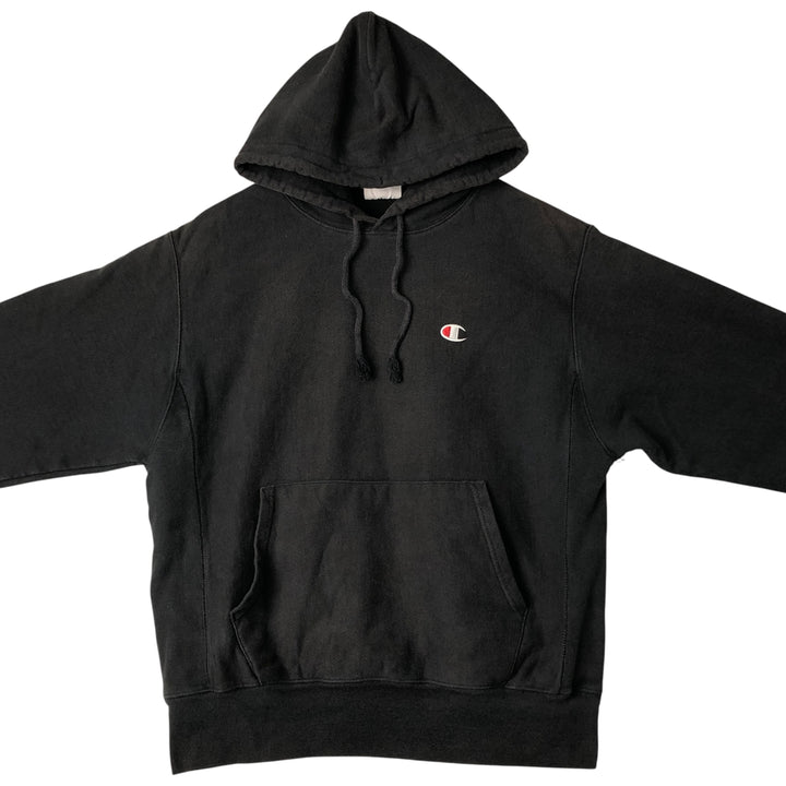 Champion REVERSE WEAVE Reverse Weave Sweat Pullover Hoodie Men's M unclear black type Vintage Second Hand