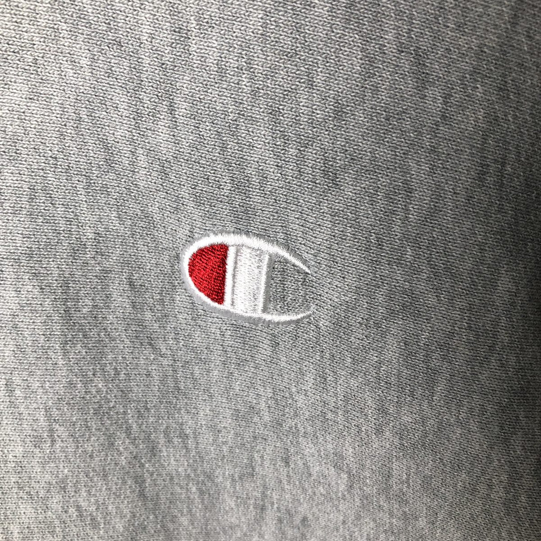 Champion Reverse Weave Replica Single Color Tag Sweat Pullover Hoodie Men's L Size cotton gray type Vintage Second Hand