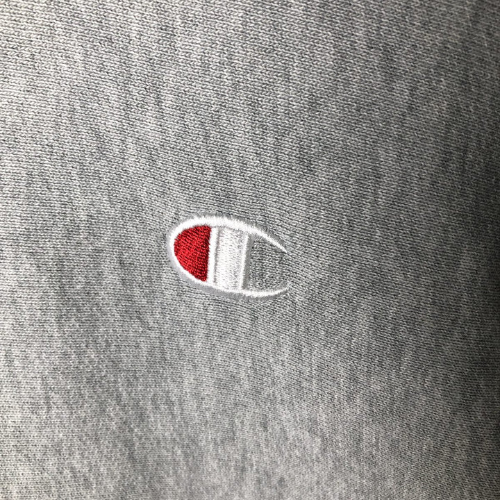 Champion Reverse Weave Replica Single Color Tag Sweat Pullover Hoodie Men's L Size cotton gray type Vintage Second Hand