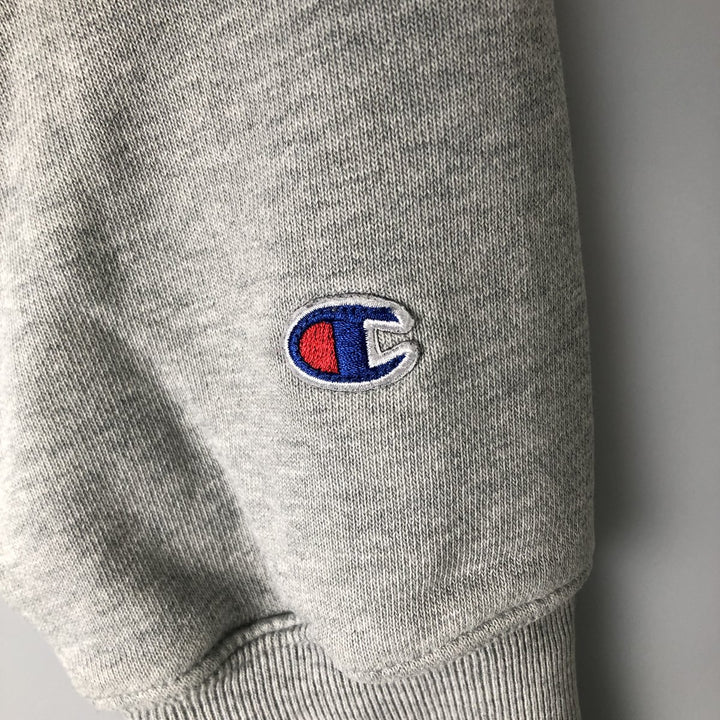 Champion Reverse Weave Replica Single Color Tag Sweat Pullover Hoodie Men's L Size cotton gray type Vintage Second Hand