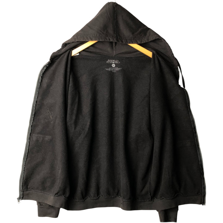 AVENGED SEVENFOLD Avenged Sevenfold Band Sweatshirt Full Zip Hoodie Men's XL cotton black type Vintage Second Hand