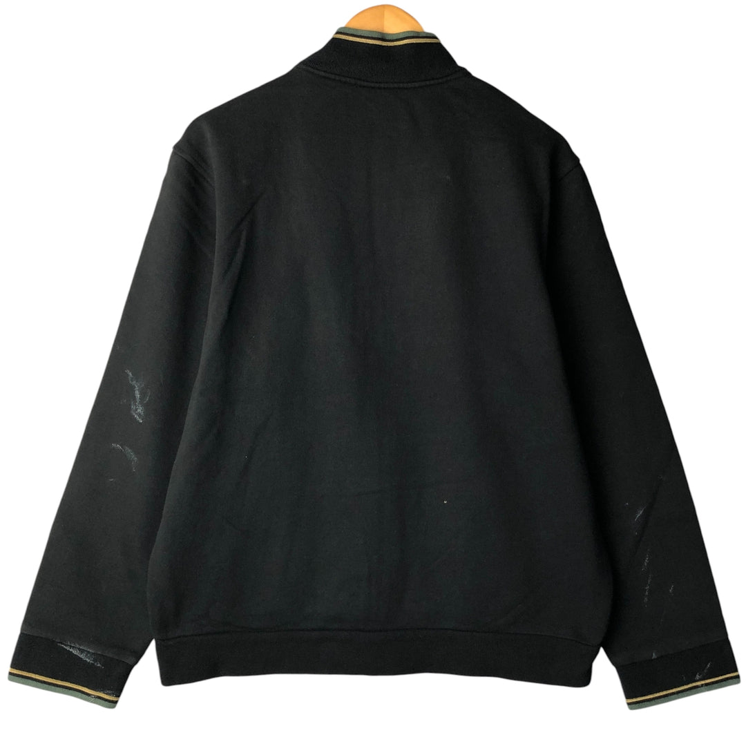 Lacoste Full-Zip Sweatshirt, Size 6, Men's XL cotton black type Vintage Second Hand