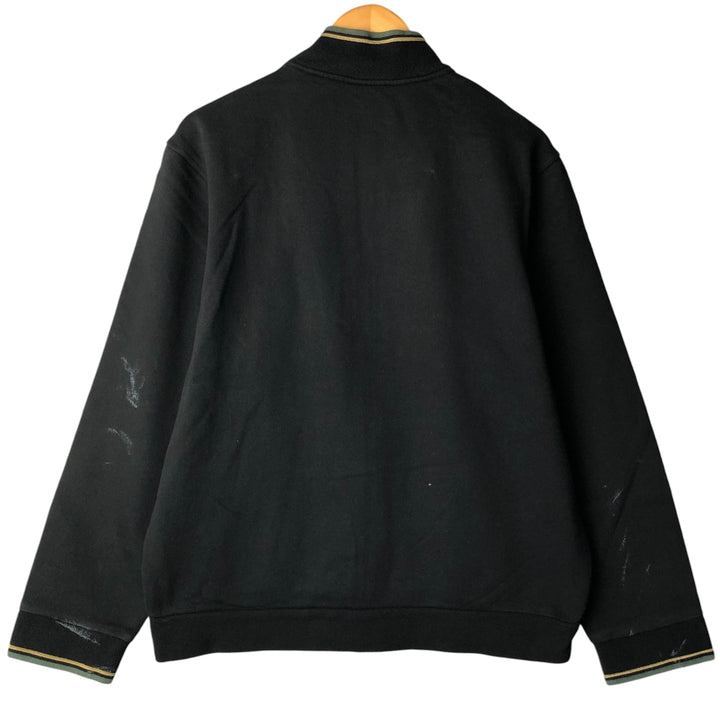 Lacoste Full-Zip Sweatshirt, Size 6, Men's XL cotton black type Vintage Second Hand