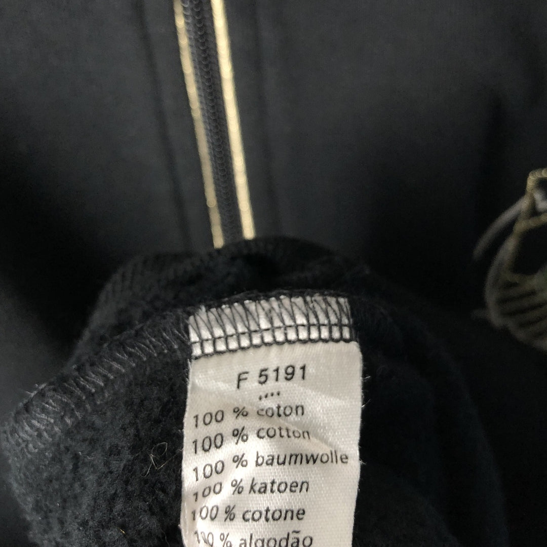 Lacoste Full-Zip Sweatshirt, Size 6, Men's XL cotton black type Vintage Second Hand