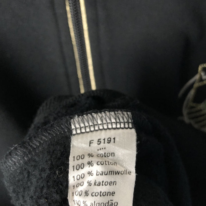 Lacoste Full-Zip Sweatshirt, Size 6, Men's XL cotton black type Vintage Second Hand