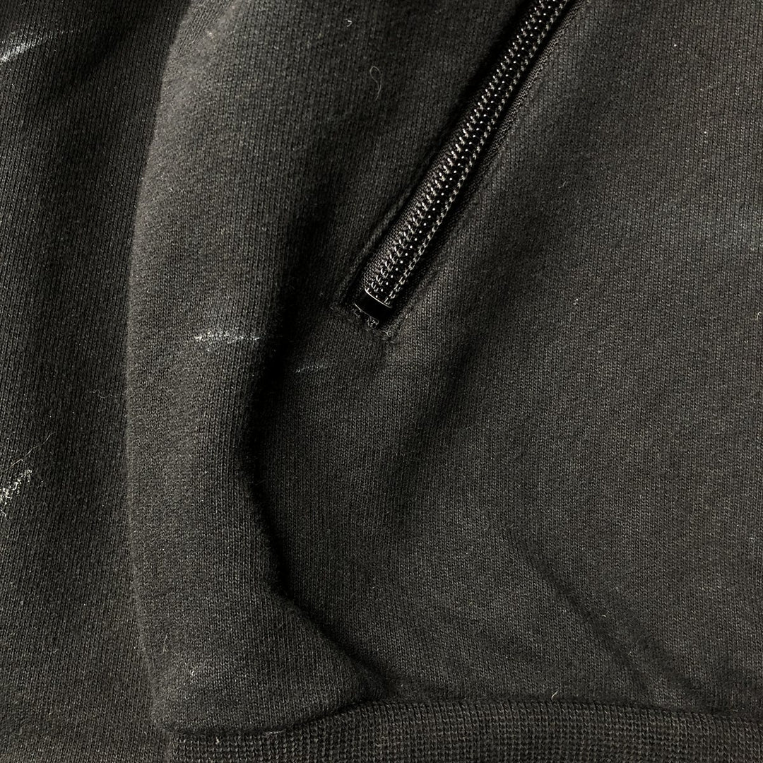 Lacoste Full-Zip Sweatshirt, Size 6, Men's XL cotton black type Vintage Second Hand