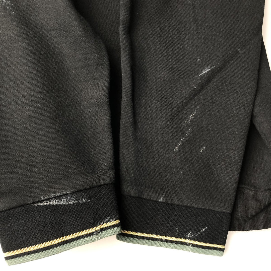 Lacoste Full-Zip Sweatshirt, Size 6, Men's XL cotton black type Vintage Second Hand