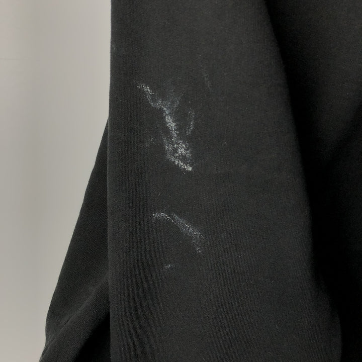 Lacoste Full-Zip Sweatshirt, Size 6, Men's XL cotton black type Vintage Second Hand