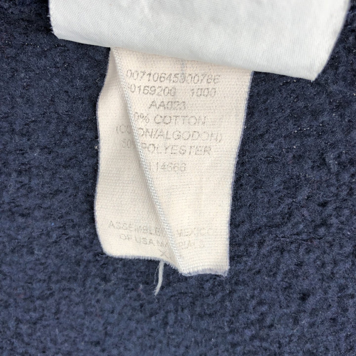 Vintage 90'S Lee Advertising full-zip sweatshirt, men's size XL cotton navy blue type Vintage Second Hand