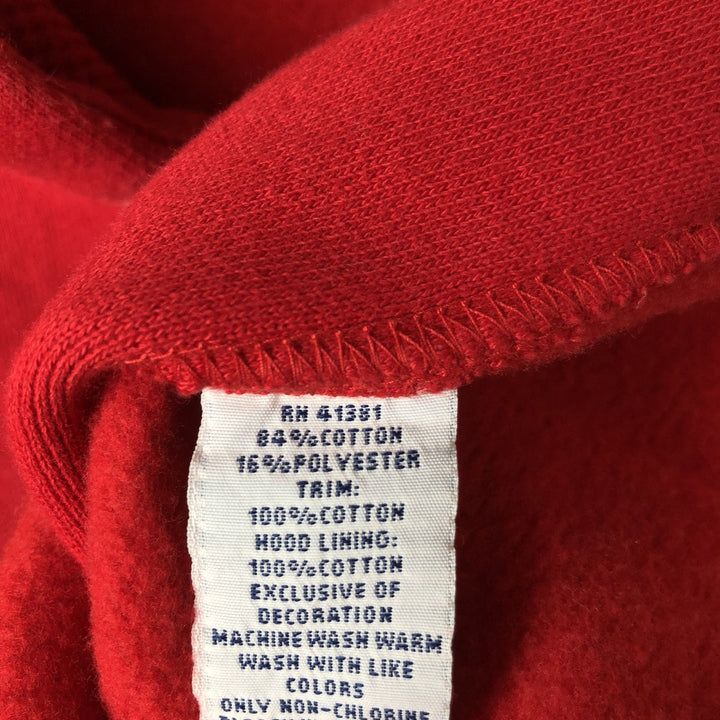 Ralph Lauren POLO RALPH LAUREN Sweat Full Zip Hoodie Men's XL cotton red type Vintage Second Hand