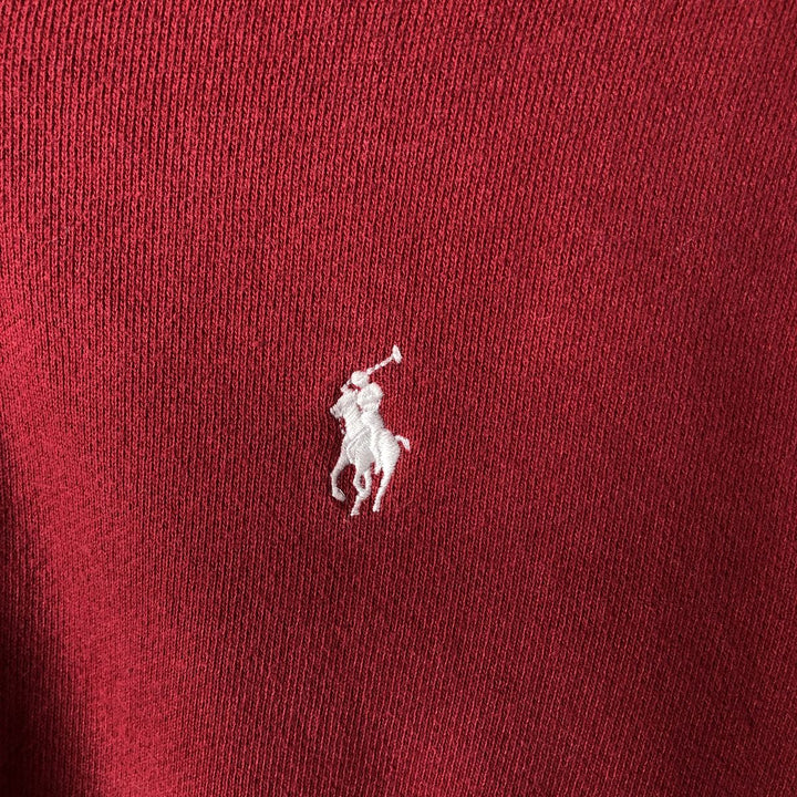 Ralph Lauren POLO by Ralph Lauren Sweat Full Zip Hoodie Men's L size cotton wine-red Vintage Second Hand