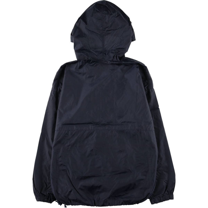 Vintage 90'S J.Crew anorak parka, size M, men's Nylon navy blue type Vintage Second Hand