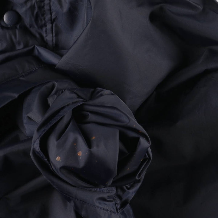 Vintage 90'S J.Crew anorak parka, size M, men's Nylon navy blue type Vintage Second Hand
