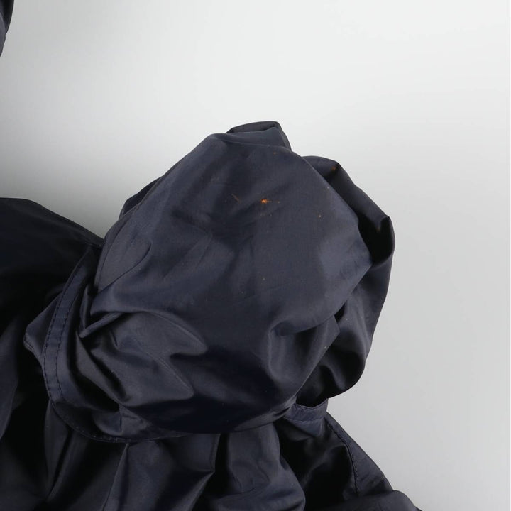 Vintage 90'S J.Crew anorak parka, size M, men's Nylon navy blue type Vintage Second Hand