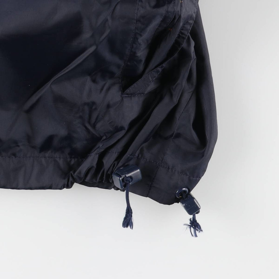 Vintage 90'S J.Crew anorak parka, size M, men's Nylon navy blue type Vintage Second Hand