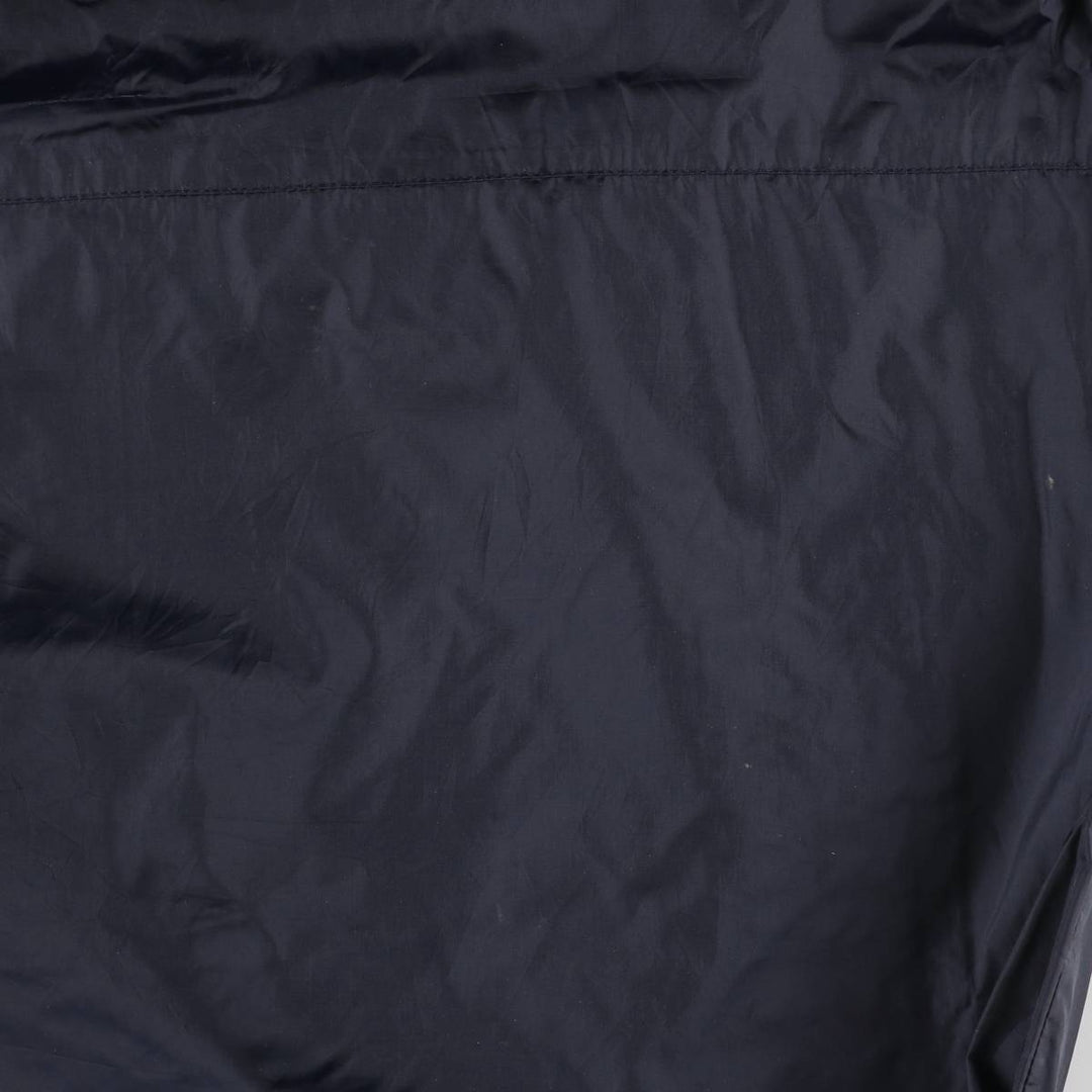 Vintage 90'S J.Crew anorak parka, size M, men's Nylon navy blue type Vintage Second Hand