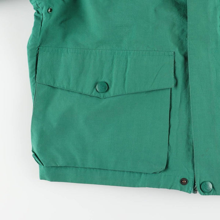 90'S Nautica sailing jacket, men's size L, vintage cotton green type Vintage Second Hand