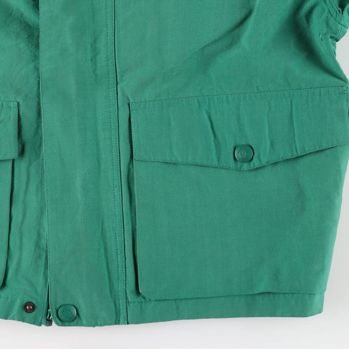 90'S Nautica sailing jacket, men's size L, vintage cotton green type Vintage Second Hand