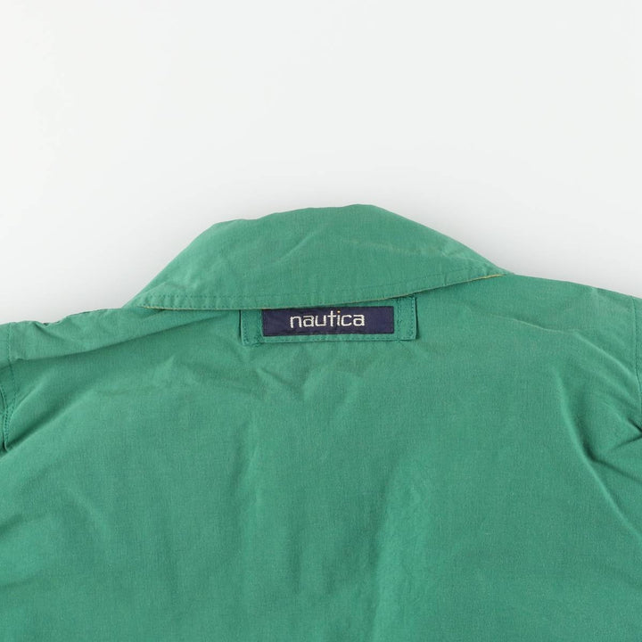 90'S Nautica sailing jacket, men's size L, vintage cotton green type Vintage Second Hand