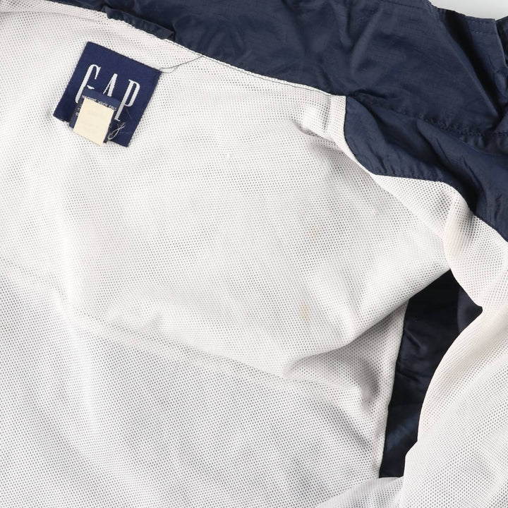 90'S GAP Vintage Ripstop Nylon Jacket, Men's Size L Nylon navy blue type Vintage Second Hand