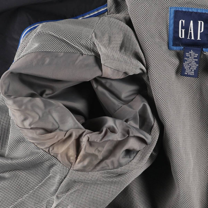 90s-00'S GAP Swing Top Cotton and Nylon Jacket, Men's Size L cotton black type Vintage Second Hand