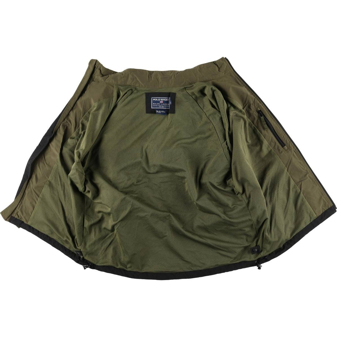 Vintage 90'S Ralph Lauren Polo Sport nylon jacket, size L, men's Nylon black type Vintage Second Hand