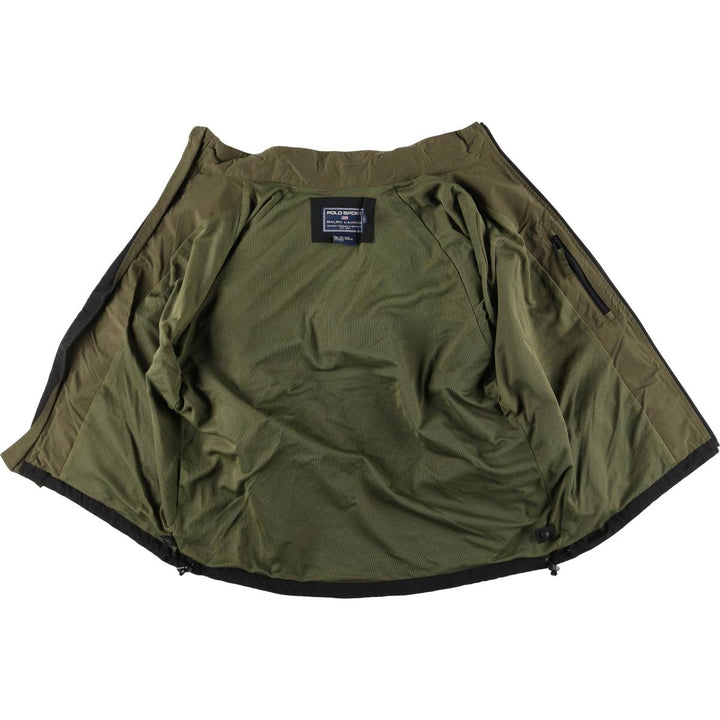 Vintage 90'S Ralph Lauren Polo Sport nylon jacket, size L, men's Nylon black type Vintage Second Hand