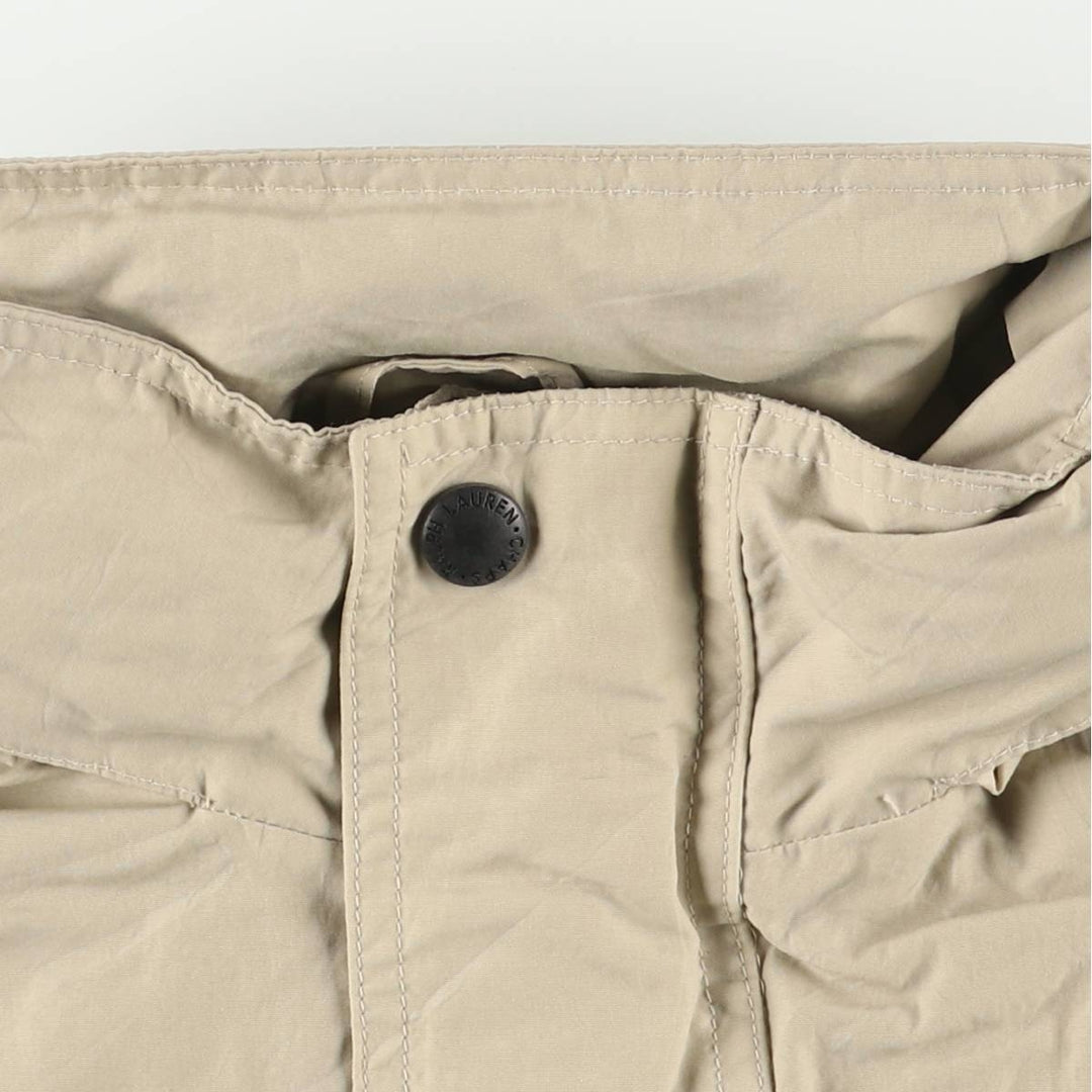 Ralph Lauren Chaps Anorak Jacket, Made in Russia, Men's Size L Nylon Beige type Vintage Second Hand