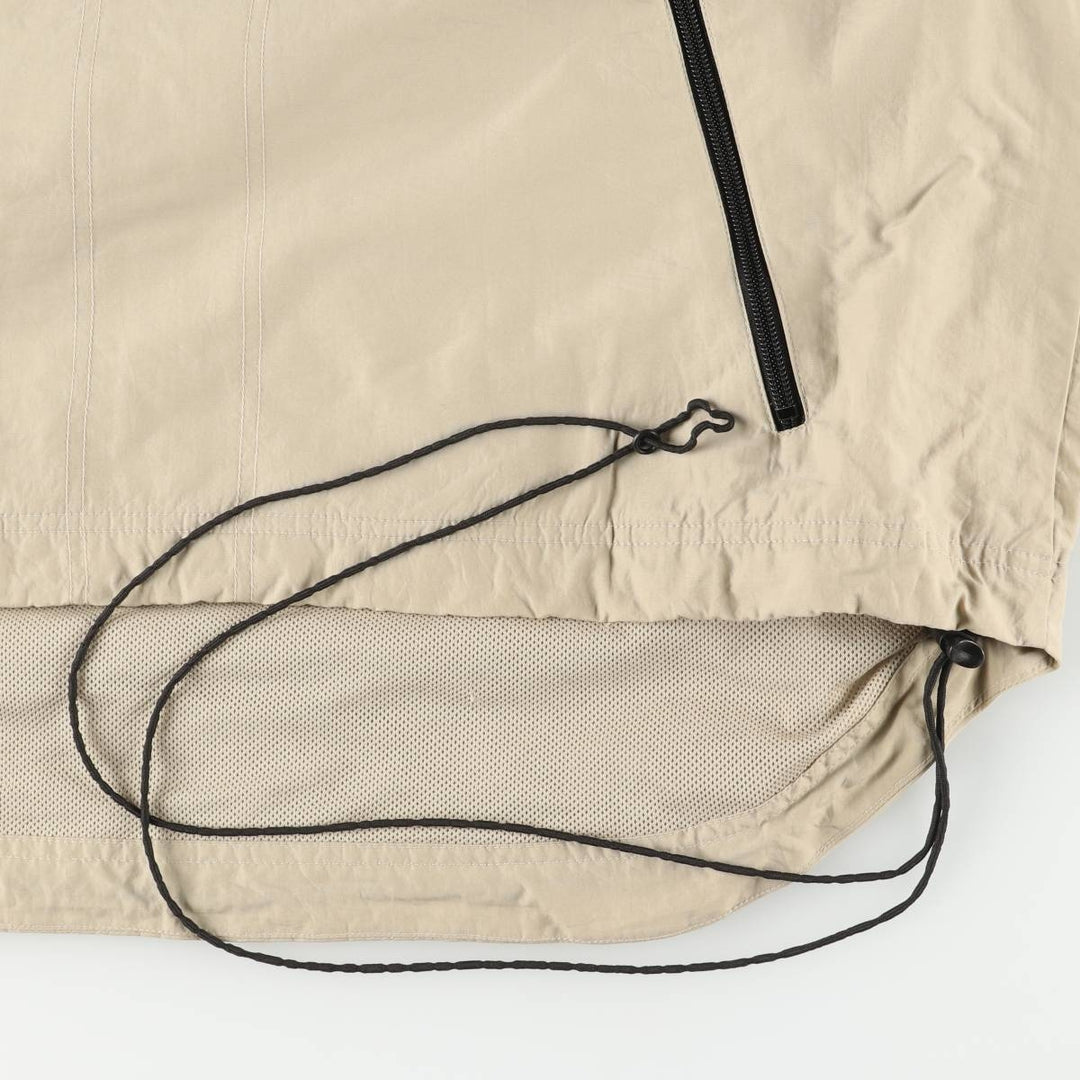 Ralph Lauren Chaps Anorak Jacket, Made in Russia, Men's Size L Nylon Beige type Vintage Second Hand