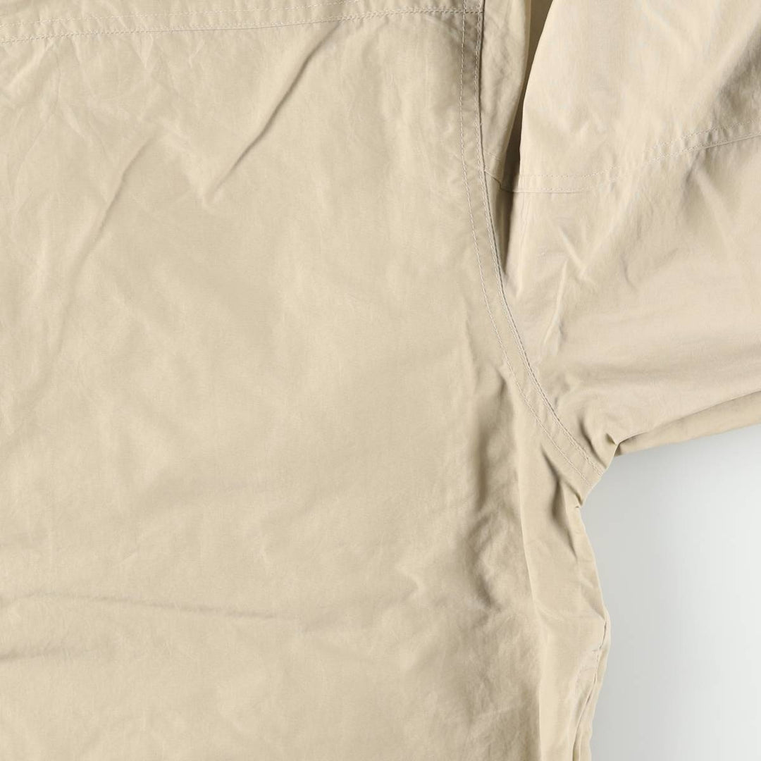 Ralph Lauren Chaps Anorak Jacket, Made in Russia, Men's Size L Nylon Beige type Vintage Second Hand