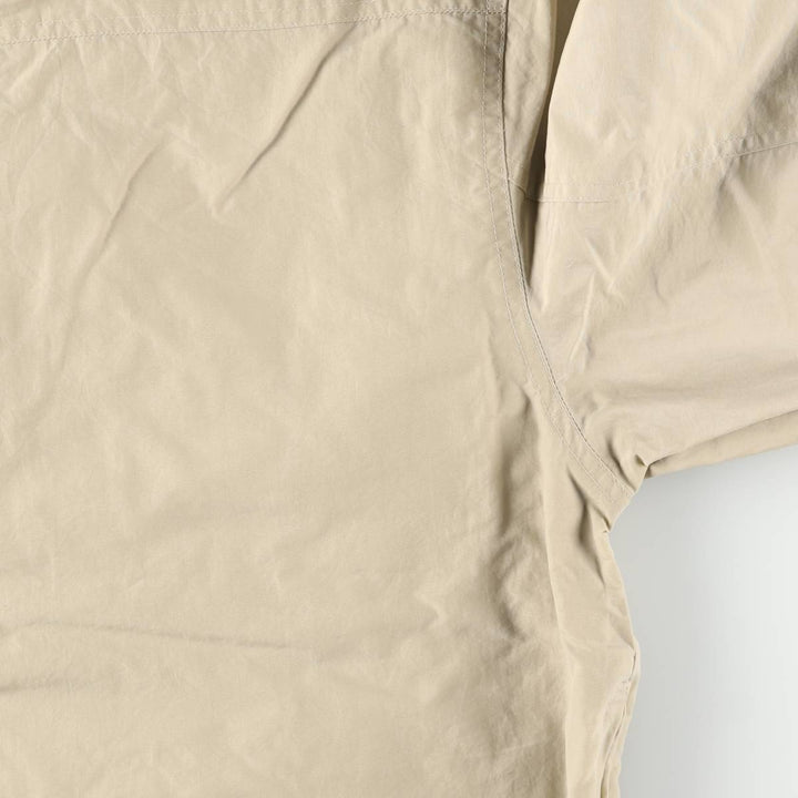 Ralph Lauren Chaps Anorak Jacket, Made in Russia, Men's Size L Nylon Beige type Vintage Second Hand