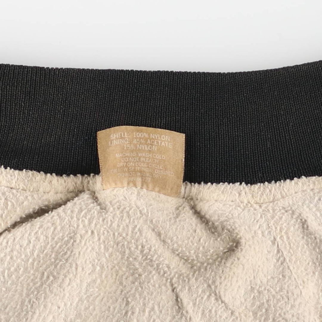 Vintage 80s-90'S AUBURN JBL Hairman Manufacturing Advertising Nylon Blouson, Made in USA, Men's Size XL Nylon black type Vintage Second Hand