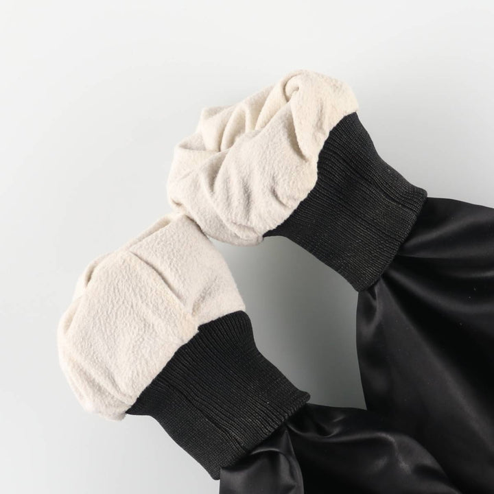 Vintage 80s-90'S AUBURN JBL Hairman Manufacturing Advertising Nylon Blouson, Made in USA, Men's Size XL Nylon black type Vintage Second Hand