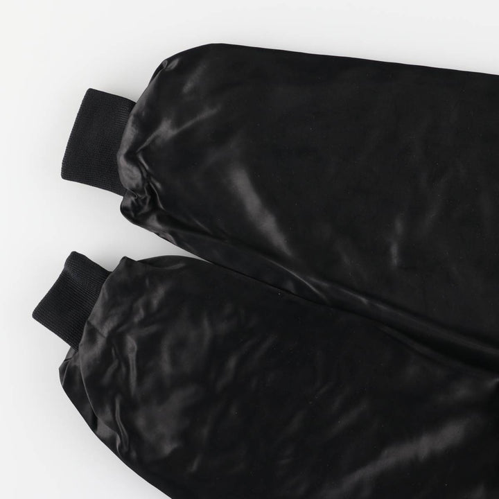 Vintage 80s-90'S AUBURN JBL Hairman Manufacturing Advertising Nylon Blouson, Made in USA, Men's Size XL Nylon black type Vintage Second Hand