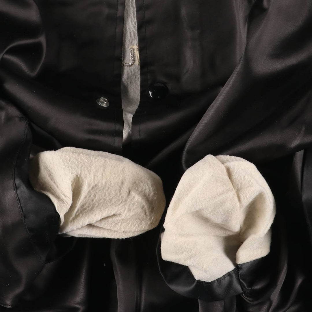 Vintage 80s-90'S AUBURN JBL Hairman Manufacturing Advertising Nylon Blouson, Made in USA, Men's Size XL Nylon black type Vintage Second Hand