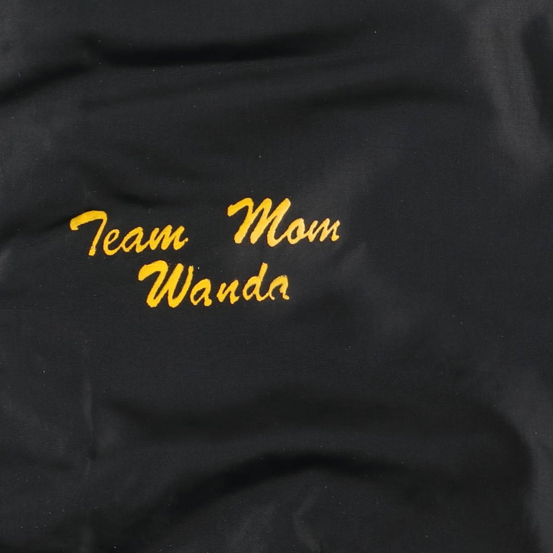 Vintage Dunbrooke Pla-Jac nylon varsity jacket from the 1970'S and 1980s, size L. unclear black type Vintage Second Hand