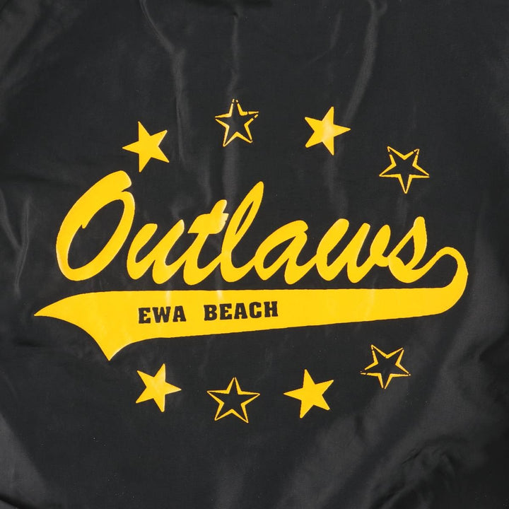 Vintage Dunbrooke Pla-Jac nylon varsity jacket from the 1970'S and 1980s, size L. unclear black type Vintage Second Hand